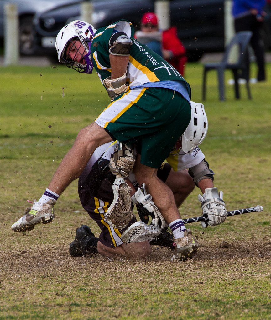 Went to watch a some Lacrosse games at a freiends invitiation. It is a pretty brutal sport, but good to watch (and no, I felt no urge to try it out).